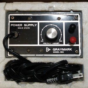 Vintage Gray Mark 803 Model Train Power Supply Solid State Untested